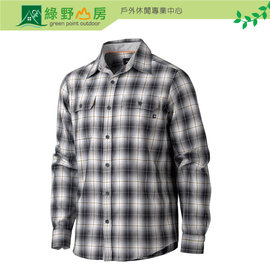 《綠野山房》Marmot 美國 Southside Flannel LS 男款 長袖襯衫 保暖襯衫 休閒 灰色 50580-1440