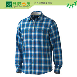 《綠野山房》Marmot 美國 Southside Flannel LS 男款 長袖襯衫 保暖襯衫 休閒 藍色 50580-2775