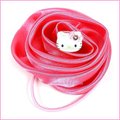 嬰童用品【asdfkitty可愛家】KITTY立體玫瑰花造型髮束-大又顯眼-日本正版商品