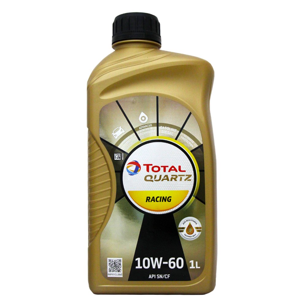 【易油網】TOTAL QUARTZ RACING 10W60 合成機油