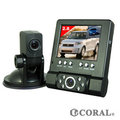 【民權橋電子】CORAL 雙鏡頭行車紀錄器720P DVR-211 / DVR211 贈 8G記憶卡
