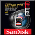 SanDisk Extreme PRO SDHC/SDXC UHS-I 記憶卡(128G)