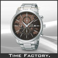 【時間工廠】全新原廠正品 ALBA(SEIKO) 咖啡地圖面 大錶徑計時腕錶 AM3089X