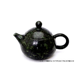 茶壺空間特別分享黃櫳賢西施壺(台灣墨玉石雕壺)170cc
