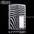 【詮國】 zippo 美系經典打火機 zebra 斑馬紋 鍍鉻拋光鏡面 no 28046 zp 210
