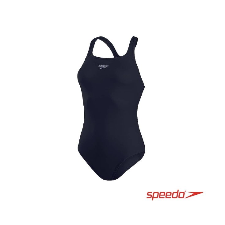 SALE(E4) Speedo 女 運動連身泳裝 Eco Endurance+ 海軍藍 SD813517D740 [陽光樂活]