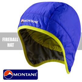 【英國 Montane】FireBall Primaloft 極輕量火球防潑水科技羽絨保暖帽(附收納袋/僅34g)/防風透氣護耳帽(非 OR SmartWool)_鈷藍色 HFIHA