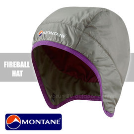 【英國 Montane】FireBall Primaloft 極輕量火球防潑水科技羽絨保暖帽(附收納袋/僅34g)/防風透氣護耳帽(非 OR SmartWool)_ HFIHA 時尚灰