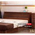 床頭箱【UHO】日式大收納3.5尺單人床頭箱