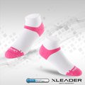 【Leader X】ST-06 Coolmax專業排汗除臭 機能運動襪 女款 白桃
