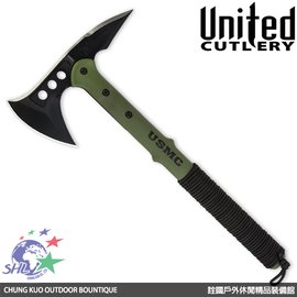 【詮國】UNITED 美國聯合刀廠 USMC 戰術斧 / 橄欖綠 / UC3094