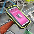 【樂樂購˙鐵馬星空】自行車360度可旋轉大螢幕手機袋/手機架把手置物袋/NOTE3手機包＊(P15-030)
