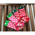 [韓風童品]出口日本 可愛中筒草莓兒童襪 公主襪 公主系列 長筒襪 中筒襪 膝上襪 防滑襪 點膠襪
