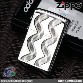 【詮國】Zippo 美系經典打火機 - 典藏經典款 - 螺旋雷射雕刻款 / NO.24871 / ZP546