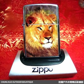 【詮國】Zippo 美系經典打火機 萬獸之王 獅子 Lion 猛獸系列彩印款 NO.20873 / ZP023