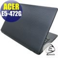 【EZstick】ACER Aspire E14 E5-472 專用 Carbon立體紋機身保護貼(含上蓋、鍵盤週圍)DIY 包膜