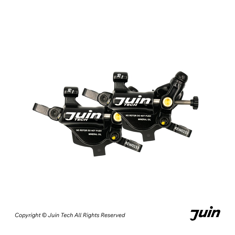 JUIN TECH R1 整合式雙邊作動油壓卡鉗 / 黑 (160mm碟盤) 適用小布、小摺