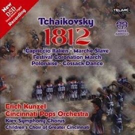 80541 柴可夫斯基：1812序曲(新版),義大利隨想曲 Tchaikovsky:1812 Overture (DSD Recordings) (Telarc)