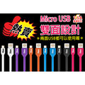 iSee Micro USB 雙面USB充電/IS-C39/傳輸線/扁線寬版/1.2米/SONY M4 Aqua/C3/E1/E3/M2/Z3/Z1/Z2/C3/Z2A/Z1mini/Z3 Compact/Z