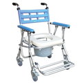 耀宏鋁合金洗澡便器椅[可收合]洗澡椅YH121-3附輪便盆椅-沐浴椅-便盆椅沐浴椅