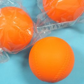樂樂棒球 橘色低彈跳標準比賽專用球 直徑9cm MIT製/一袋20個入{定80}