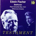 TESTAMENT SBT1169 費雪彈奏貝多芬鋼琴曲輯 Edwin Fischer Beethoven Piano Concerto No3 Op37 &amp; No4 Op58 (1CD)