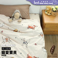 床邊故事+台灣製訂做_寵愛寶貝[060B]秀士精梳_單人3尺/3.5尺_薄床包枕套組
