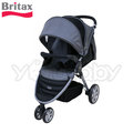 Britax B-Agile (銀管)單手收豪華三輪手推車 -灰色 /3輪嬰兒車