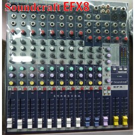 【昌明視聽影音商城】聲藝 Soundcraft EFX8 混音器 8組麥克風輸入和2組音源輸入 12線性輸入