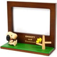 SNOOPY(史努比) 高級感天然木製相框 4901610041567