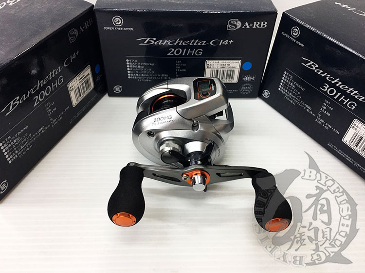 ◎百有釣具◎SHIMANO BARCHETTA CI4+ 301HG/ 201HG/200HG 電子計米器