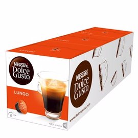 雀巢 新型膠囊咖啡機專用 美式濃黑咖啡膠囊 (一條三盒入) 料號12423708 ★香醇順口的絕佳口感
