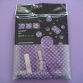 方格子圓柱型洗衣袋/35*40cm(紫色)/洗衣用品/家庭清潔用品