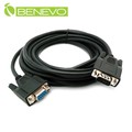 BENEVO 5M 遮蔽型RS232/Serial串列埠延長線(公對母)