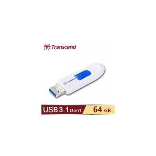 【Transcend 創見】JetFlash 790 64G USB 3.1 隨身碟 白色
