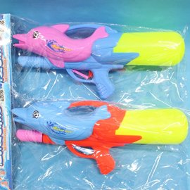 海豚加壓水槍 加壓式大容量強力水槍 童玩大水槍玩具/一支入{促199}~首
