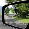 汽車 盲點鏡 廣角鏡 後視鏡 倒車鏡 可調節 360度 凸面 小圓鏡 2入裝【4G手機】