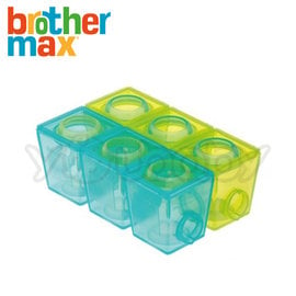 英國 Brother Max 副食品防漏保鮮分裝盒(新版小號6盒)