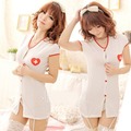 ST-Select★傲嬌❤性感吊帶襪護士睡裙白色●護士裝