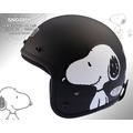 ψ/Helmet_半罩帽/KK華泰安全帽－ 史努比SNOOPY 消光黑【正版授權】『耀瑪騎士生活』