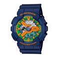 G-SHOCK 卡西歐限量樂高設計美學機械美感雙顯深藍色腕錶 型號：GA-110FC-2ADR【神梭鐘錶】