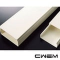 【和旺電配】CWUD-1616WE 迷你型配線槽 (PVC) 密封式 寬高16x16mm 含槽底及槽蓋 (2M)