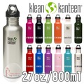 探險家戶外用品㊣K27PPL美國Klean kanteen彩色不鏽鋼窄口水瓶27oz/800ml可利瓶 (多色可選) 可利鋼瓶 (非保溫瓶