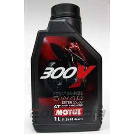 【易油網】MOTUL 300V ROAD RACING 5W40 酯類全合成機油 (整箱購買)
