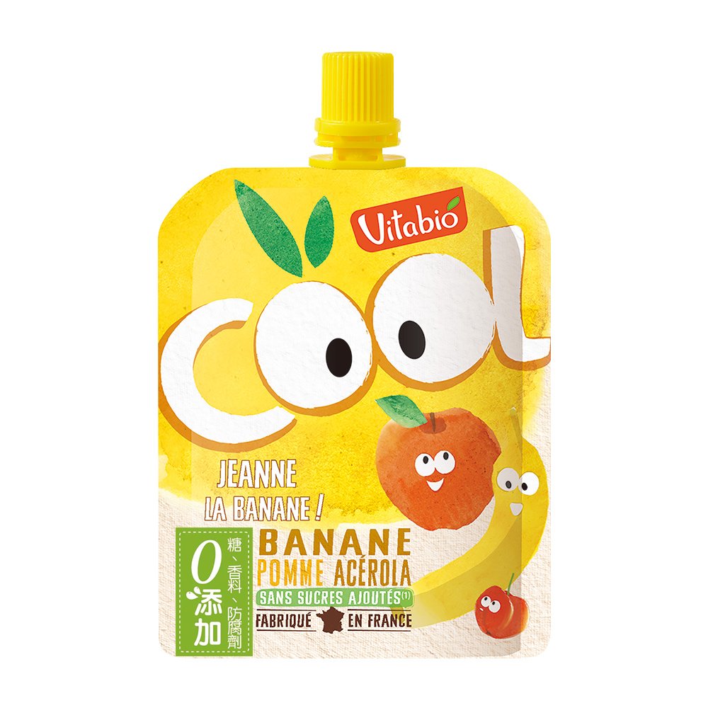 寶寶果泥 寶寶副食品 法國Babybio 生機優鮮果-蘋果香蕉