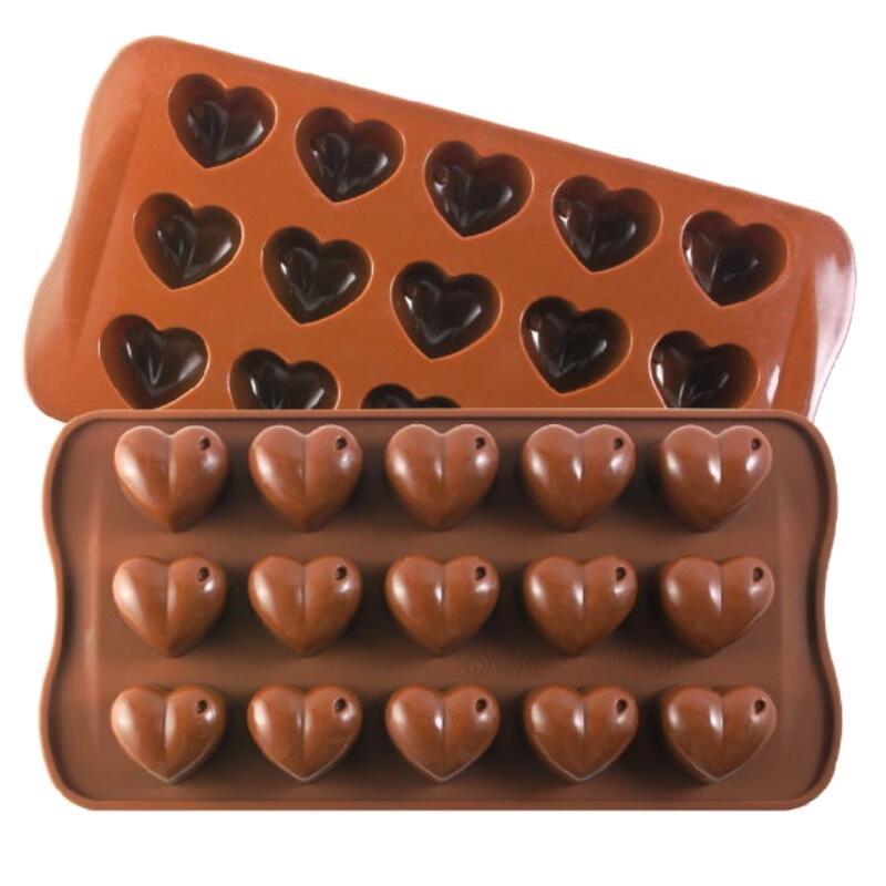 【DT222】15連水滴愛心造型巧克力模 模具 模型 情人節巧克力造型