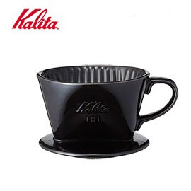 【Kalita】101 黑色三孔陶瓷濾杯 / 1~2杯份