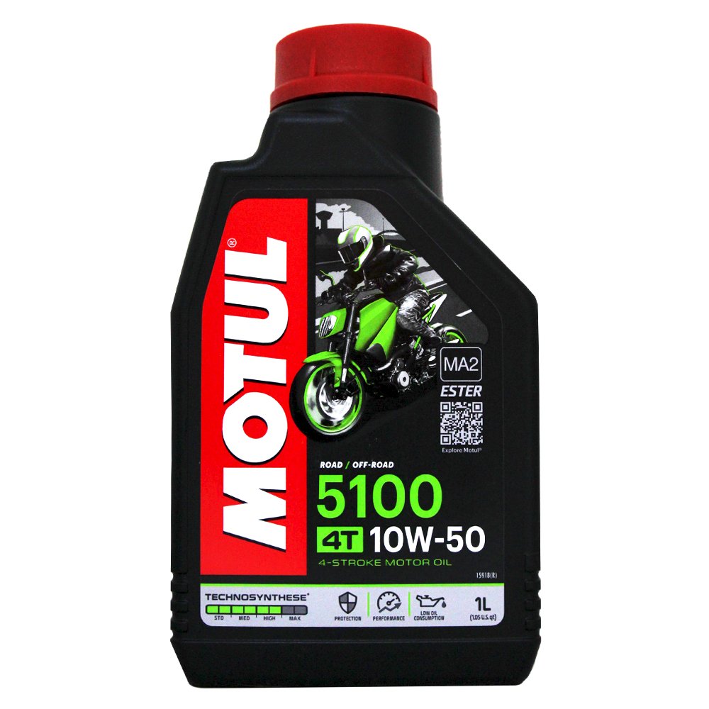 【易油網】MOTUL 5100 4T 10W50 酯類 合成機油