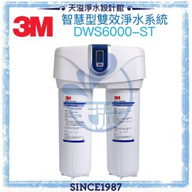 《3M》智慧型雙效淨水系統 DWS6000-ST系統 ★贈全台安裝服務◆台灣公司貨