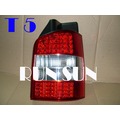 ●○RUN SUN 車燈,車材○● 全新 Volkswagen 福斯 T5 LED 紅白晶鑽尾燈 DEPO製